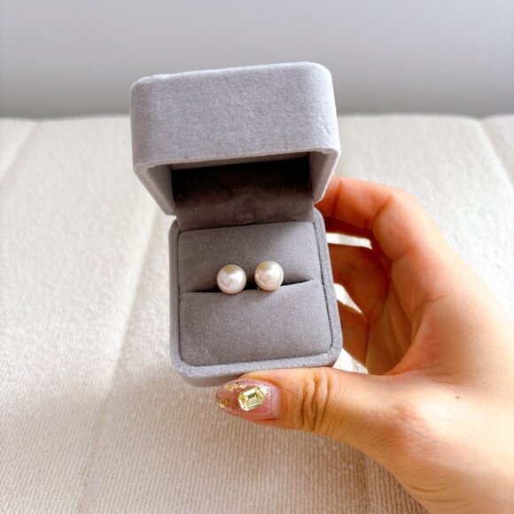 BRAND NEW REAL PEARL EARRINGS - Picture 5 of 7